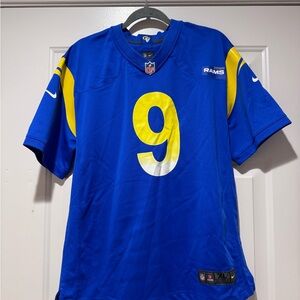 NFL Blue Nike On-Field Jersey with Red & White NFL Shield